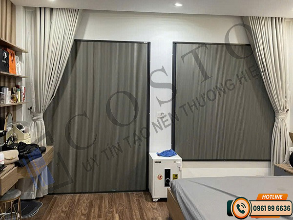 rèm tổ ong ngăn phòng khách