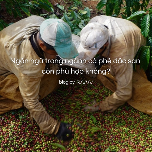 Ngôn ngữ trong ngành cà phê đặc sản còn phù hợp không?