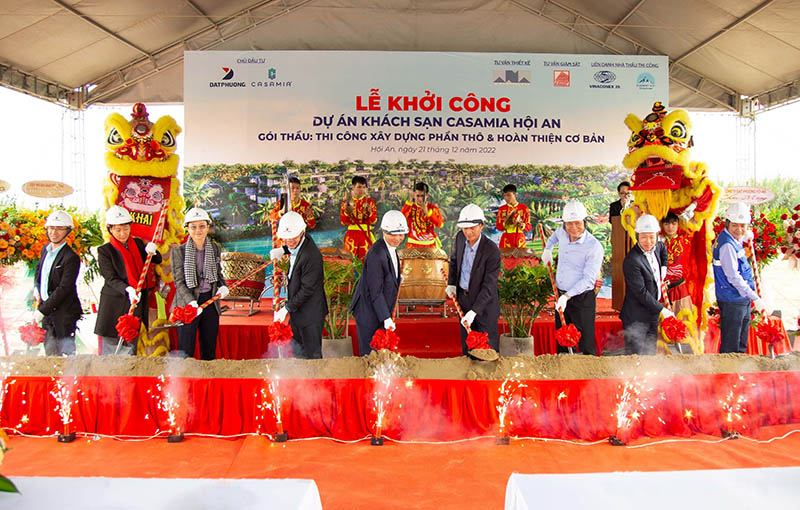EVEREST E&C: LỄ KHỞI CÔNG DỰ ÁN KHÁCH SẠN 5 SAO TẠI CASAMIA HỘI AN