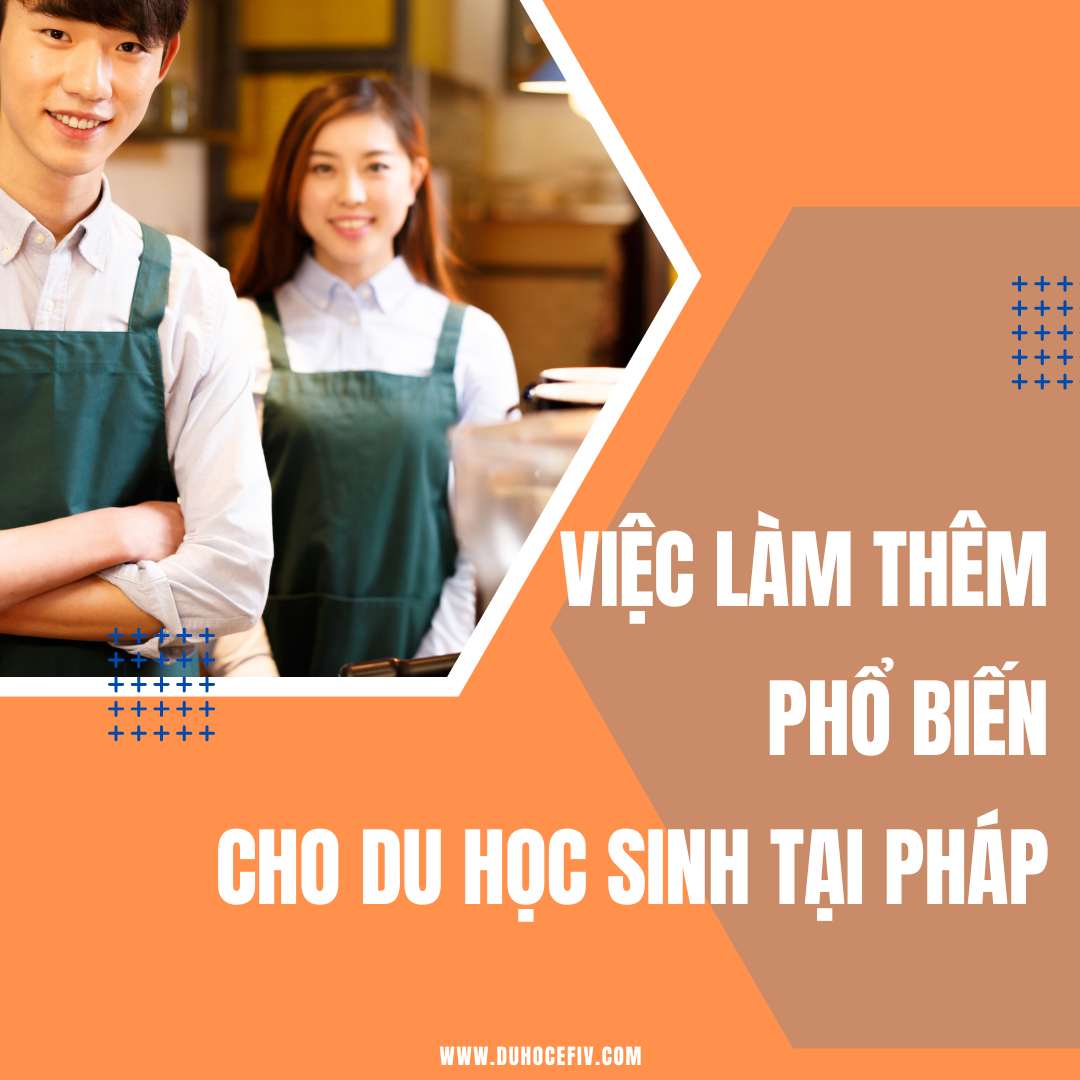 Những việc làm thêm phổ biến cho du học sinh tại Pháp