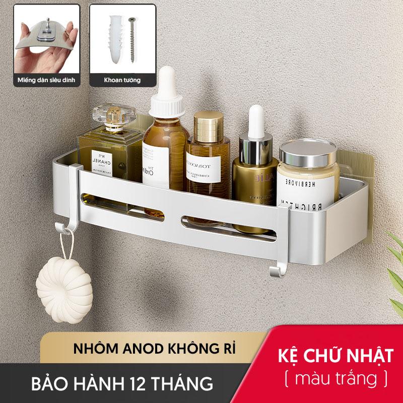Kệ nhà tắm treo tường SQ-6228 nhôm anod không rỉ