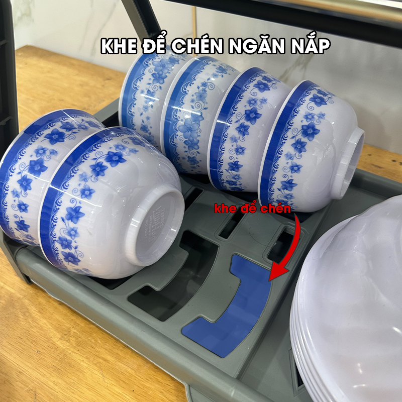 Kệ úp chén, kệ bát đĩa LH-3639