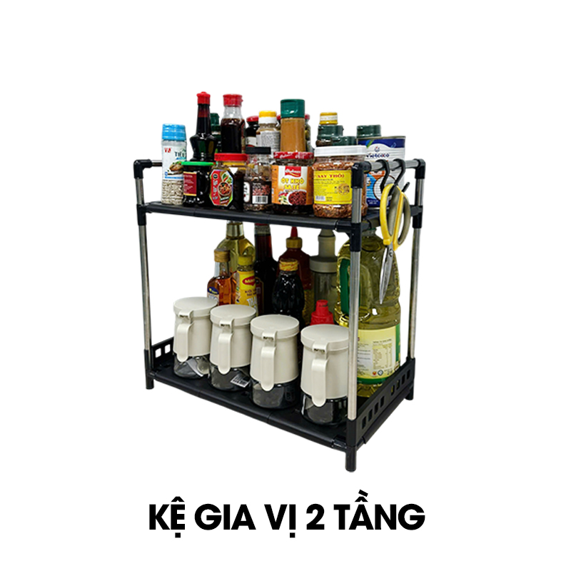 Kệ để gia vị nhà bếp khung inox chịu lực LD-3640