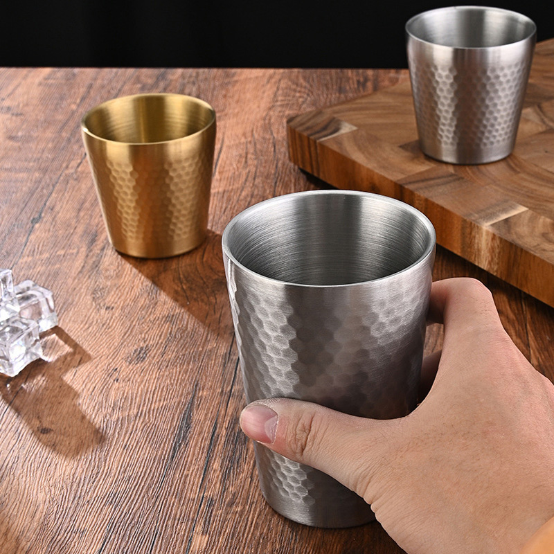 Cốc nước uống bia, cafe, uống trà chuẩn inox 304 2 lớp