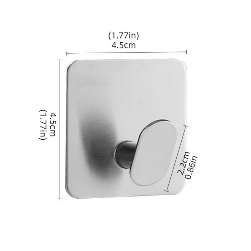 Móc dán tường móc treo đồ INOX 304 không rỉ IN02