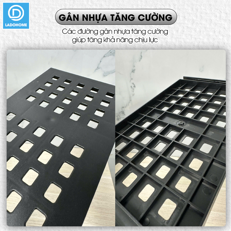 Kệ giày dép nhiều tầng khung inox chịu lực LD-3545