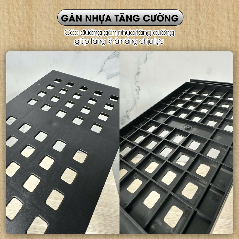 Kệ để gia vị nhà bếp khung inox chịu lực LD-3640