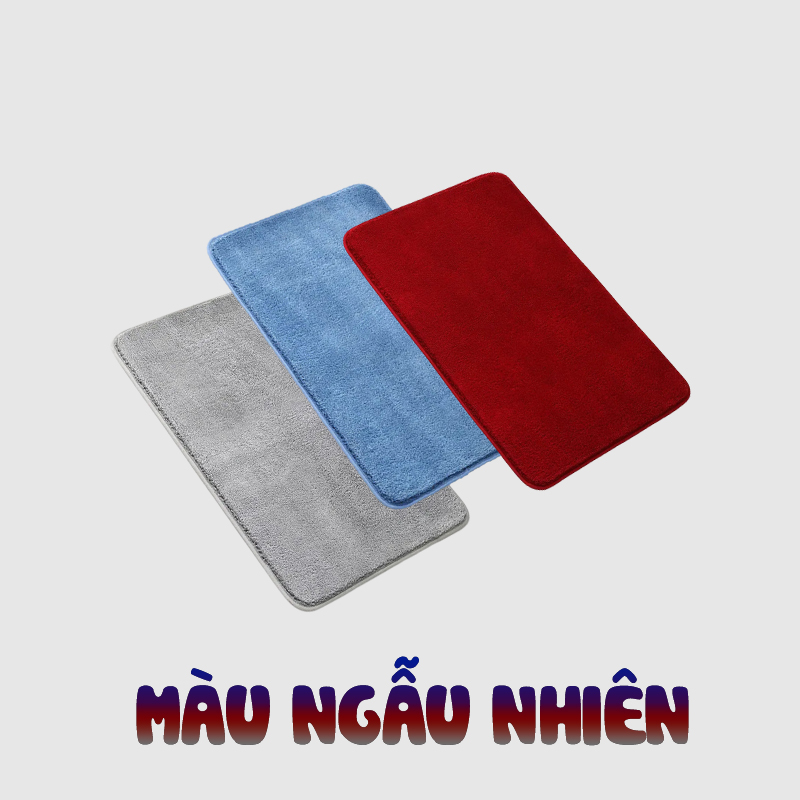 COMBO 3 Thảm chùi chân lâu chân lông cashmere nhân tạo