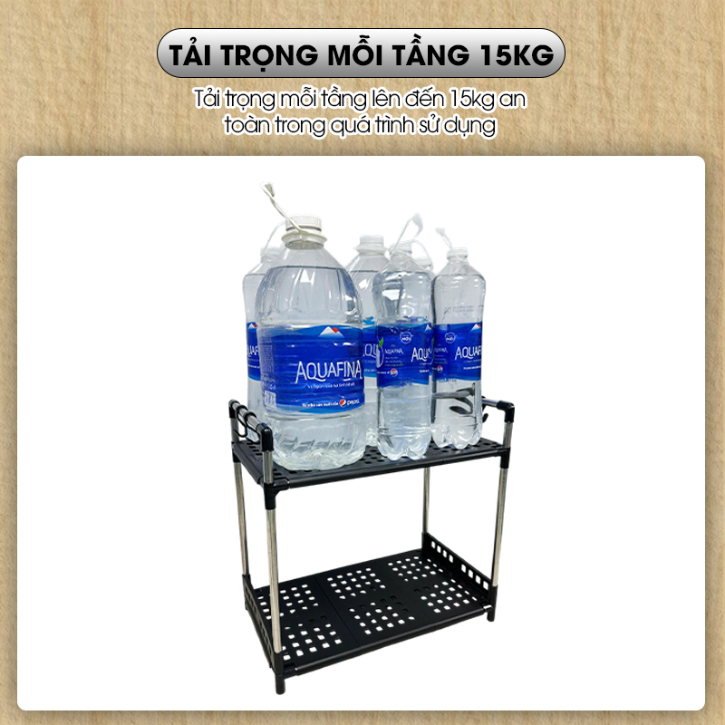 Kệ để gia vị nhà bếp khung inox chịu lực LD-3640