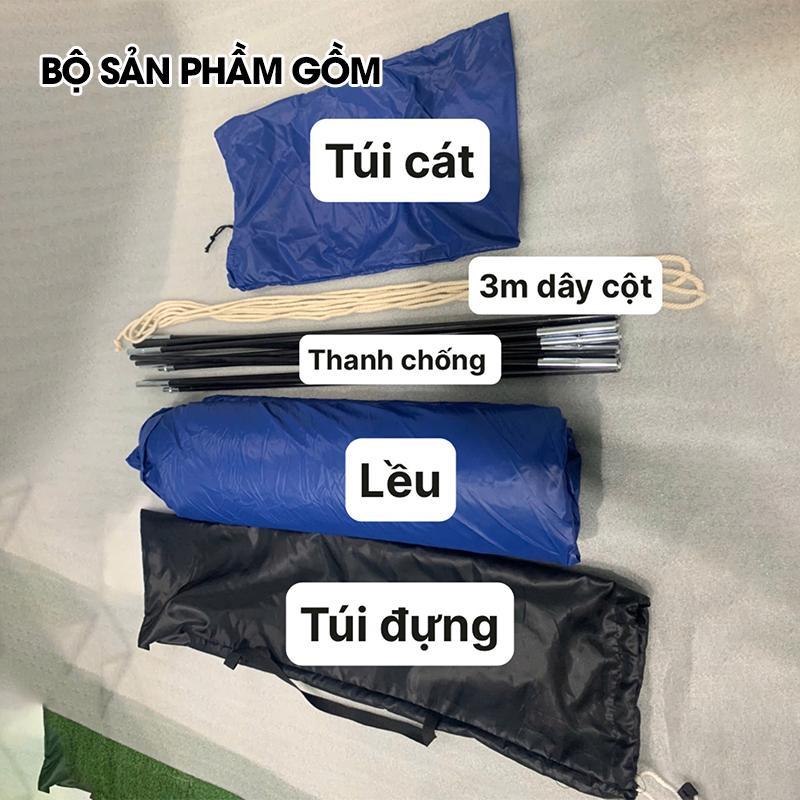 Lều bay đi biển che nắng, lều dã ngoại tắm biển gấp gọn