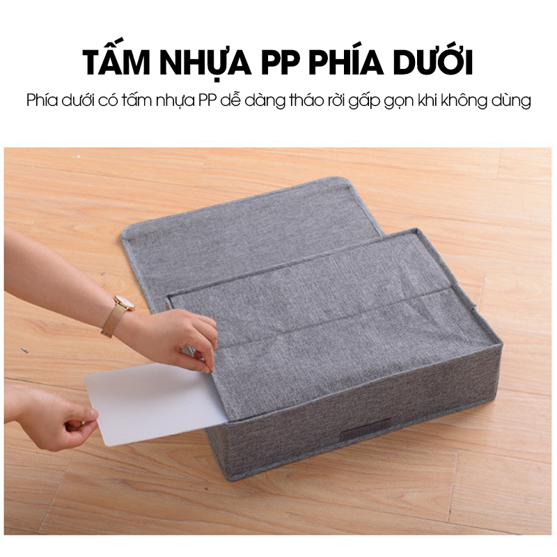 Hộp đựng đồ lót 30 ngăn có nắp đậy khóa kéo chống ẩm chống bụi LH-3344