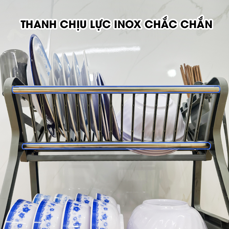 Kệ úp chén, kệ bát đĩa LH-3639