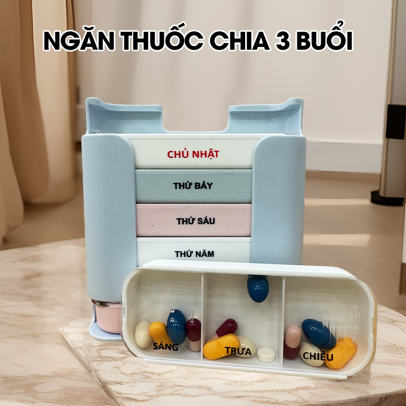 Hộp chia thuốc 7 ngày 3 buổi LH-2037