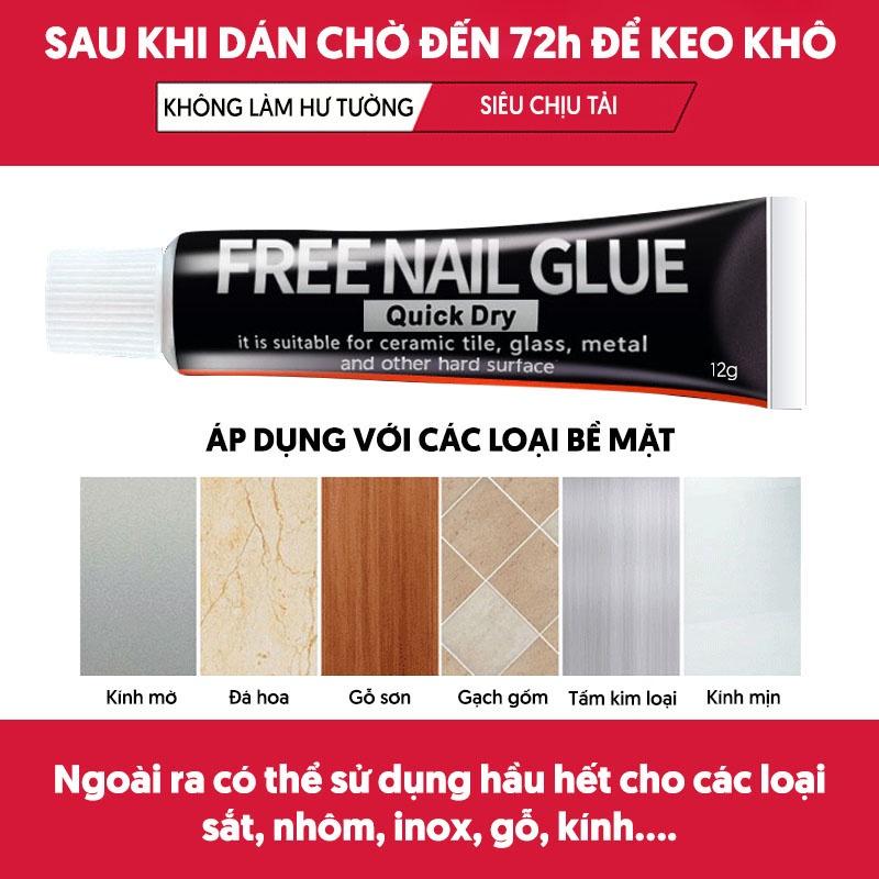 Combo 2 tuýp keo dán kệ siêu dính X517 loại 12g