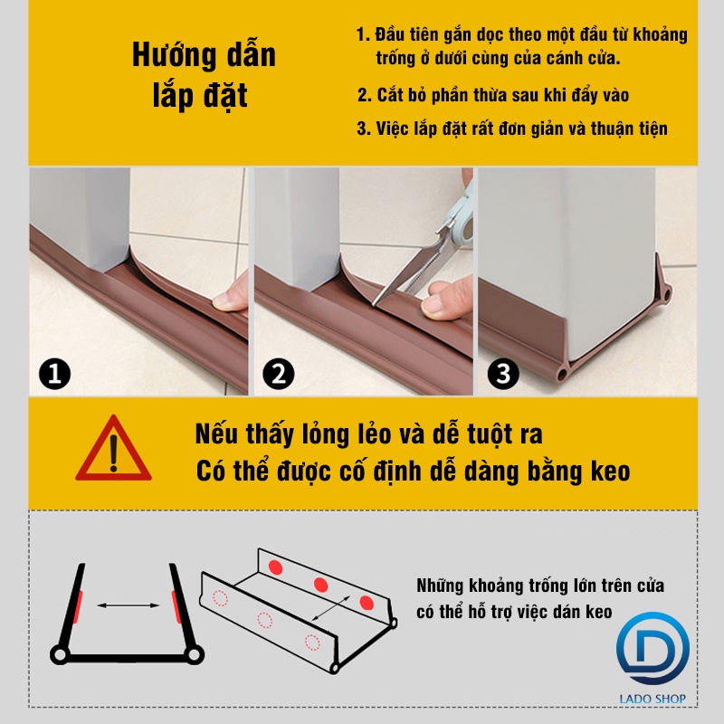 Thanh nệp chân cửa PVC