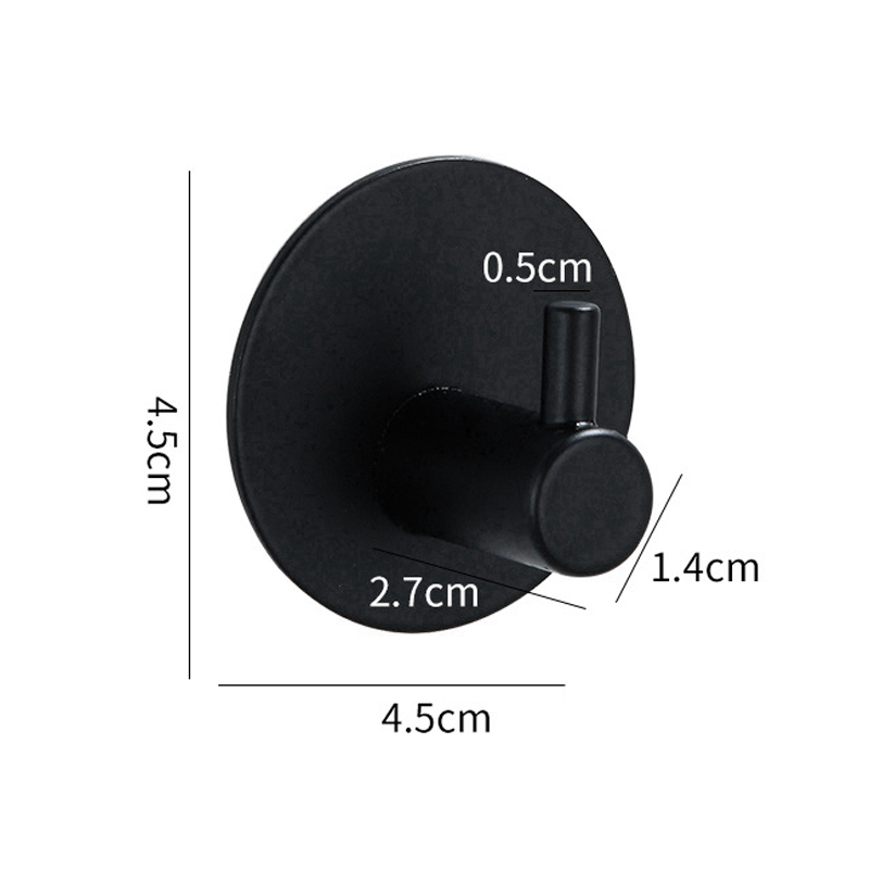 Móc dán tường móc treo đồ INOX 304 không rỉ IN02