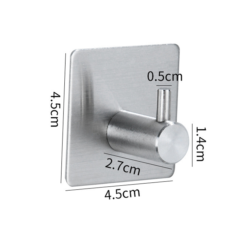 Móc dán tường móc treo đồ INOX 304 không rỉ IN02
