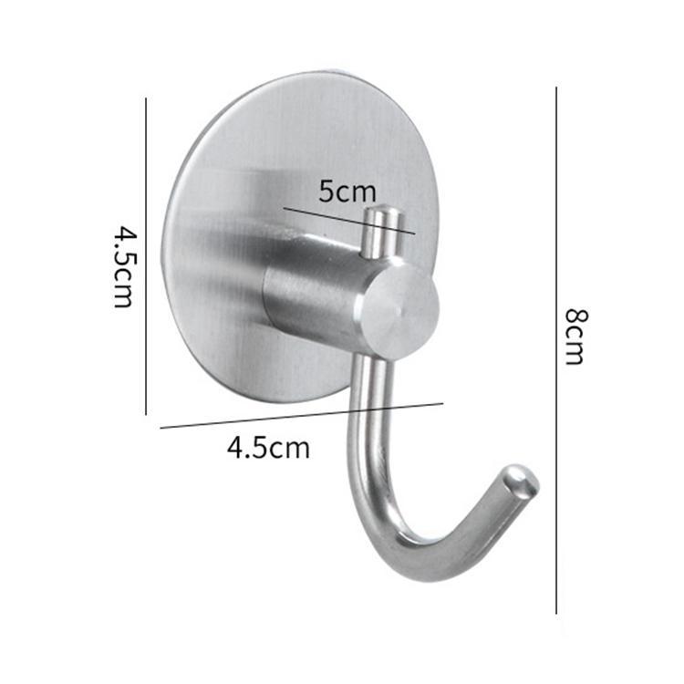 Móc dán tường móc treo đồ INOX 304 không rỉ IN02