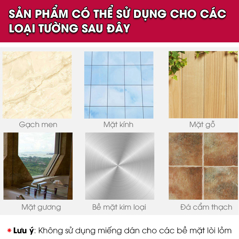 Vít dán tường không cần khoan đục để treo vật dụng, kệ nhà tắm nhà bếp
