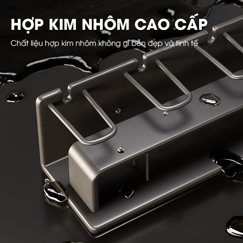 Kệ treo bàn chải và cốc đánh răng kèm cốc SQ-5268C