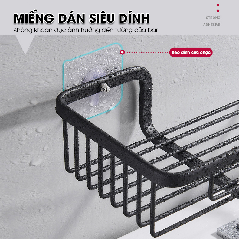 Kệ toilet để trên bồn vệ sinh nhà tắm SQ-5706 Nhôm Anod không gỉ