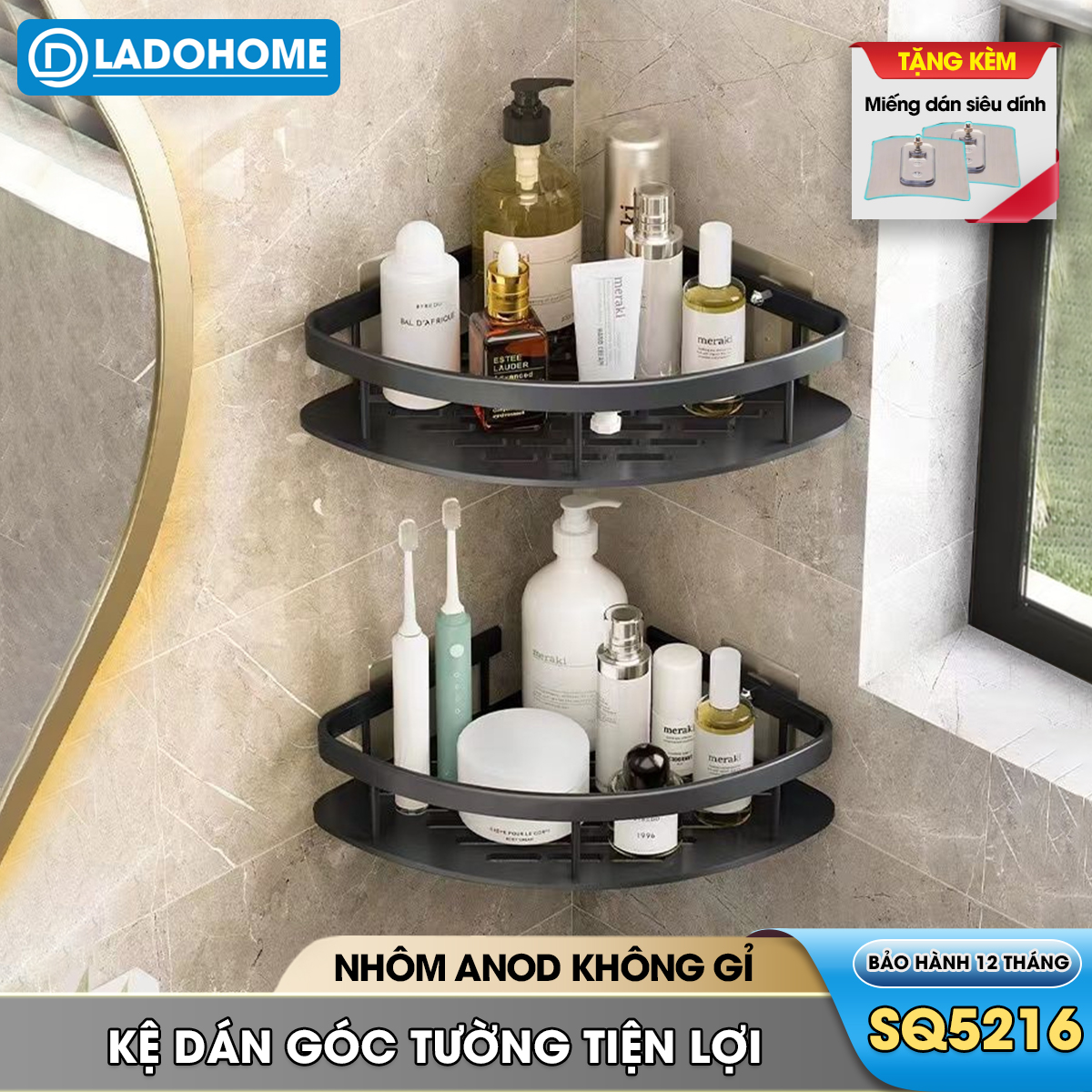 Kệ nhà tắm nhà bếp cao cấp Shuanqqing SQ-5216