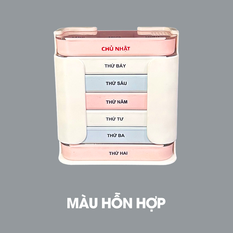 Hộp chia thuốc 7 ngày 3 buổi LH-2037