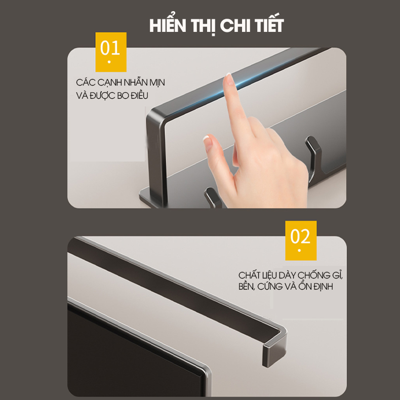 Móc treo đồ nhà bếp bếp, treo màn bọc, móc treo giấy cuộn đa năng RX18