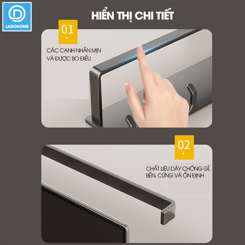 Móc treo đồ nhà bếp bếp, treo màn bọc, móc treo giấy cuộn đa năng RX18