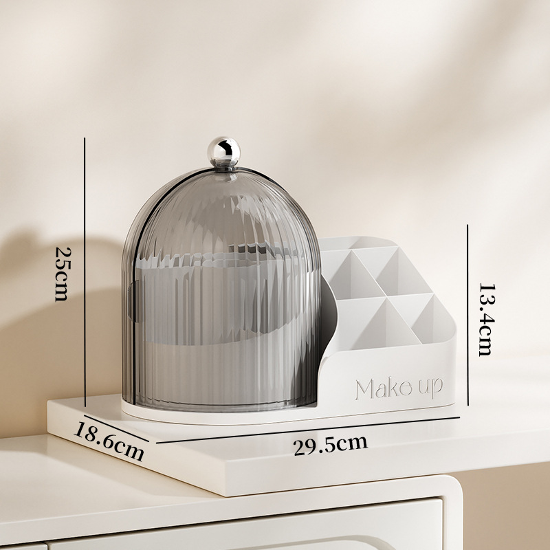 Hộp đựng cọ trang điểm, son môi, mỹ phẩn nắp xoay ngăn bụi JX2502