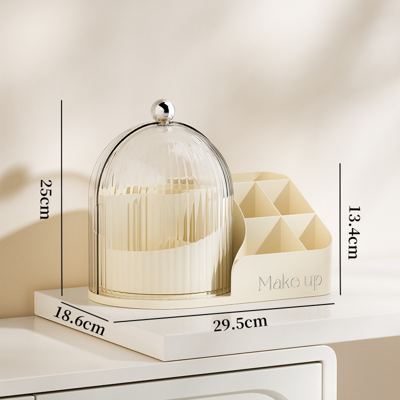 Hộp đựng cọ trang điểm, son môi, mỹ phẩn nắp xoay ngăn bụi JX2502