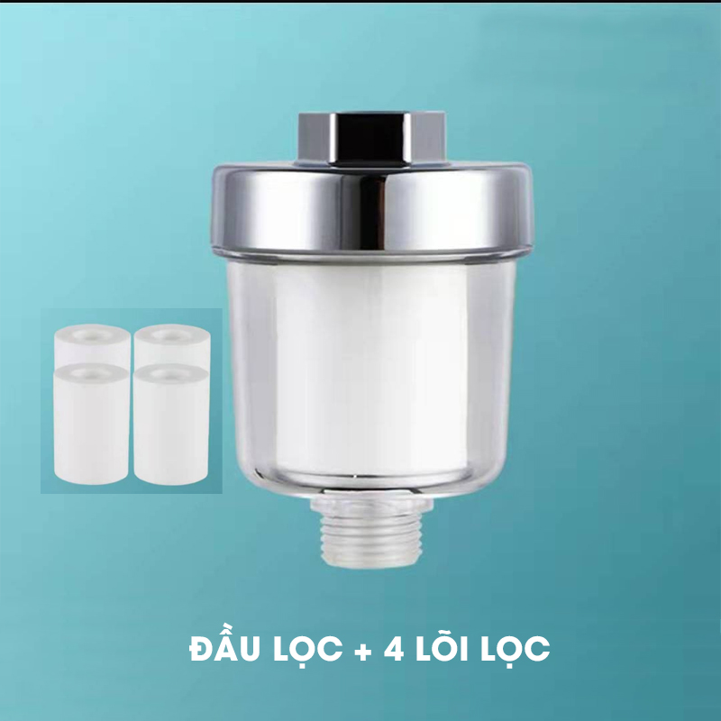 Đầu lọc nước cho vòi hoa sen, vòi rửa vệ sinh, vòi máy giặt,... LD-9322 tương thích cở ren 21, lõi lọc có thể thay thế