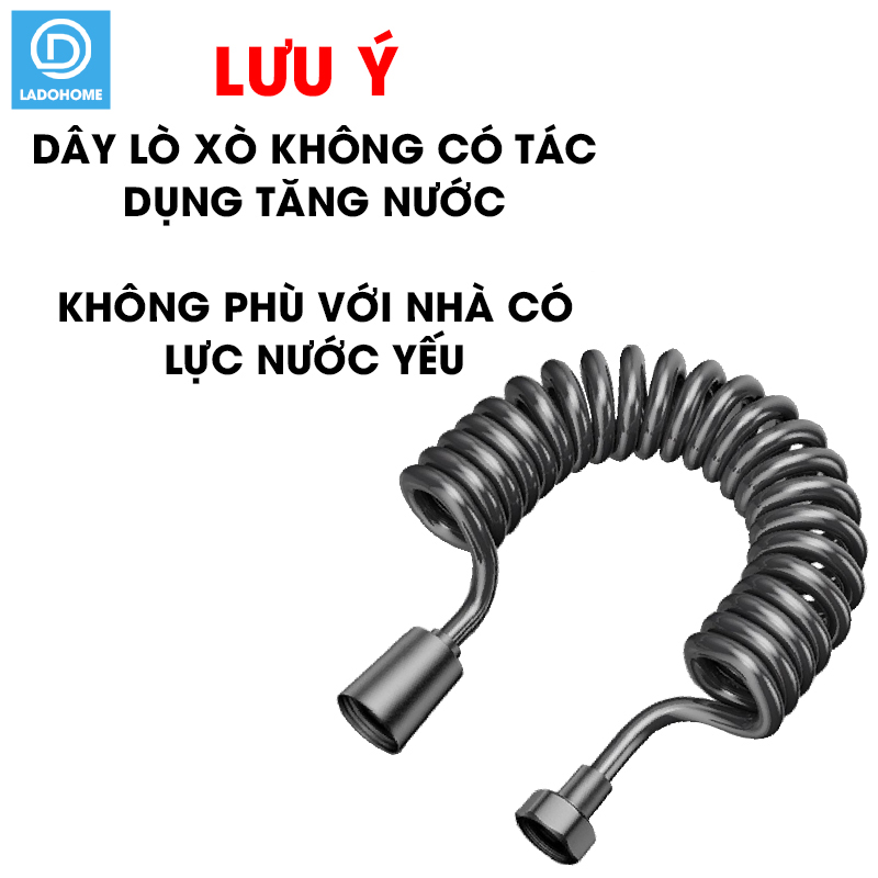 Vòi xịt toilet, vòi xịt vệ sinh phòng tắm cao cấp INOX304 LH-9423 + tặng kèm giá đỡ, ống dây lò xo 3 mét chất lượng cao