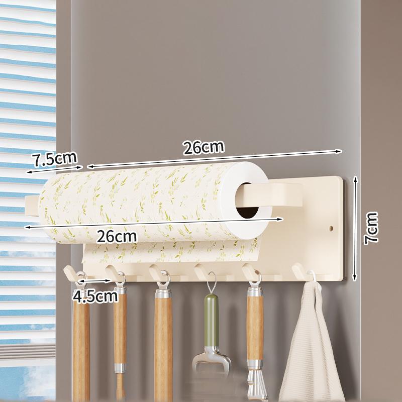 Móc treo đồ nhà bếp bếp, treo màn bọc, móc treo giấy cuộn đa năng RX18