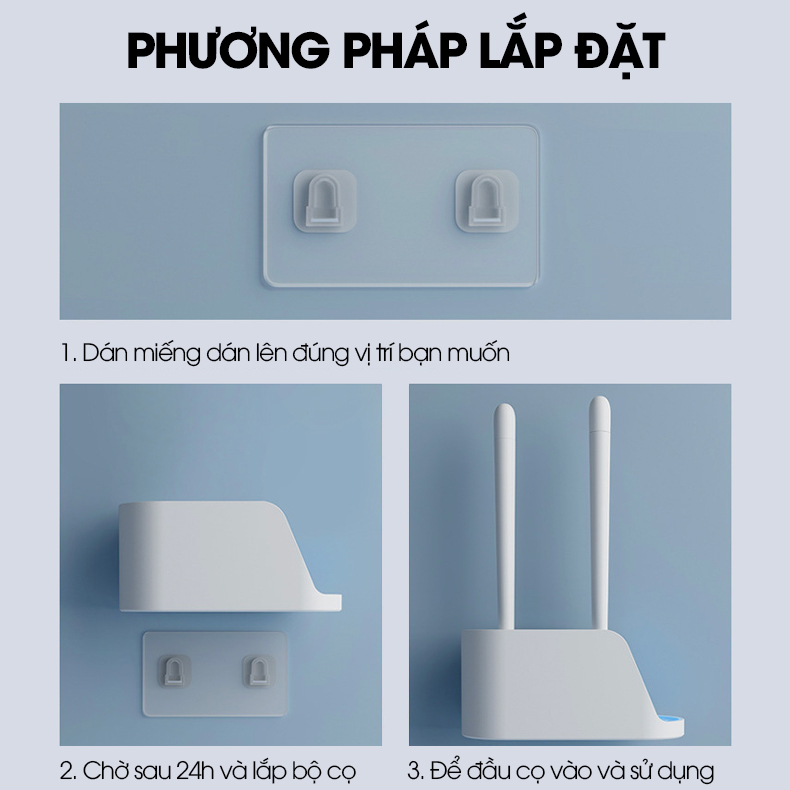 Cọ chà bồn cầu, bàn chải toilets nhà vệ sinh đầu silicon 2 trong 1 LH-8675, với đầu cọ linh hoạt len lõi mọi ngóc ngách