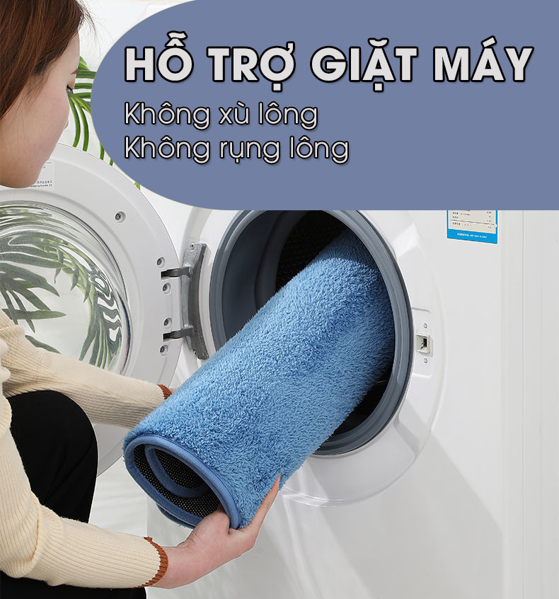 Thảm chùi chân lâu chân lông cashmere nhân tạo