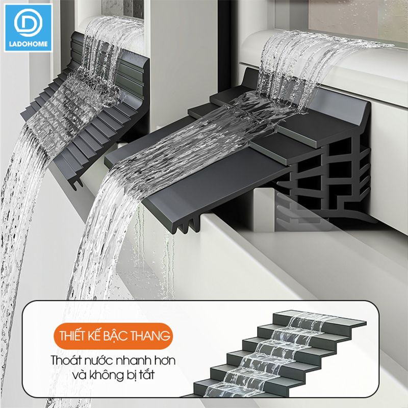 Chắn nước mưa cho cửa sổ ngoài trời D1999, cuộn dài 1m/2m tích hợp sẵn keo, giúp điều hướng ngăn mưa tạt và thấm