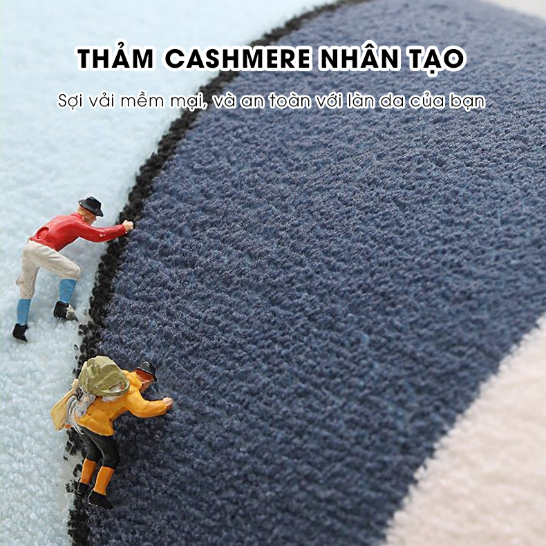 Thảm lau chân hoạt hình 40x60 lông Cashmere dày 10mm siêu thấm hút họa tiết dễ thương
