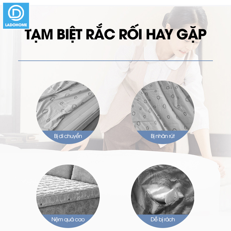 Kẹp chống trượt ga trải giường và vỏ chăn, kẹp cố định góc chăn bông ga giường D1863