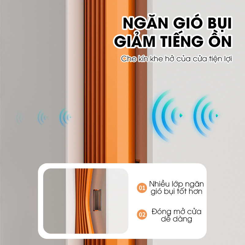 Ron giảm chấn chặn khe cửa D1900, chống va đập, giảm tiếng ồn, ngăn bụi có sẵn keo và có thể tùy chỉnh độ dày
