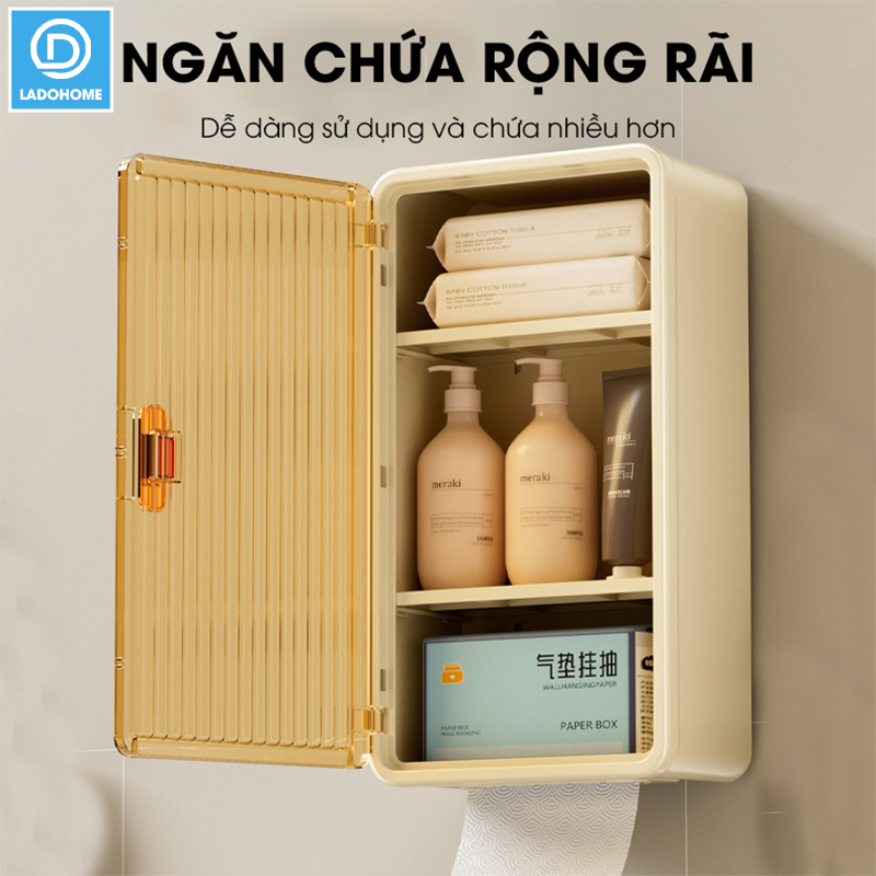 Hộp đựng khăn giấy treo tường JW8503, hộp lưu trữ làm hộp đựng thuốc mini và các vật dụng nhỏ khác