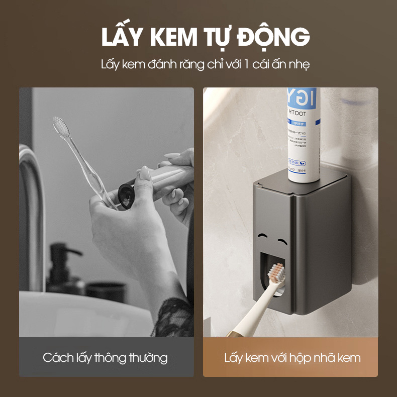 Dụng cụ lấy kem đánh răng tự động 2112 Nhôm Anod không rỉ