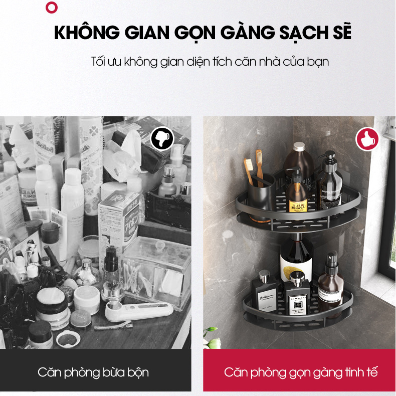 Kệ nhà tắm nhà bếp cao cấp Shuanqqing SQ-5216