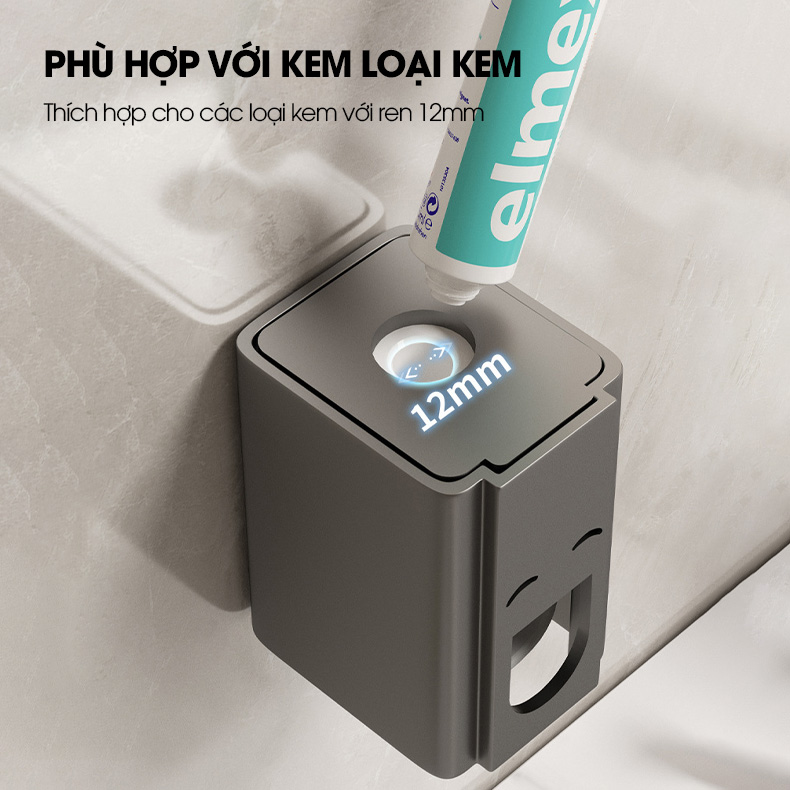 Dụng cụ lấy kem đánh răng tự động 2112 Nhôm Anod không rỉ