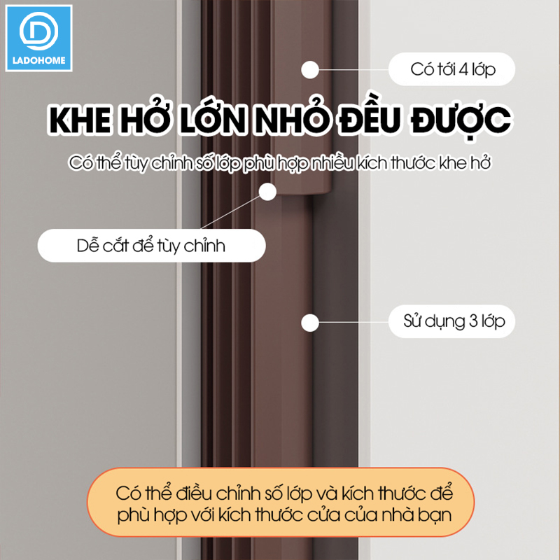 Ron giảm chấn chặn khe cửa D1900, chống va đập, giảm tiếng ồn, ngăn bụi có sẵn keo và có thể tùy chỉnh độ dày