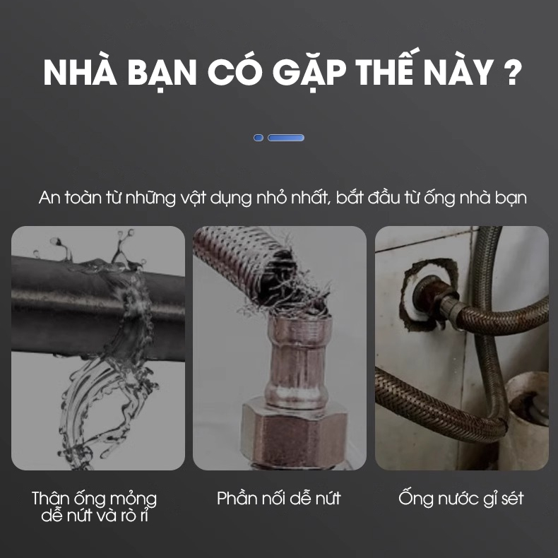Ống dẫn nước nóng lạnh, ống nối cho bồn lavabo, bồn vệ sinh, máy giặt, máy nóng lạnh, inox 304 uốn cong tùy ý