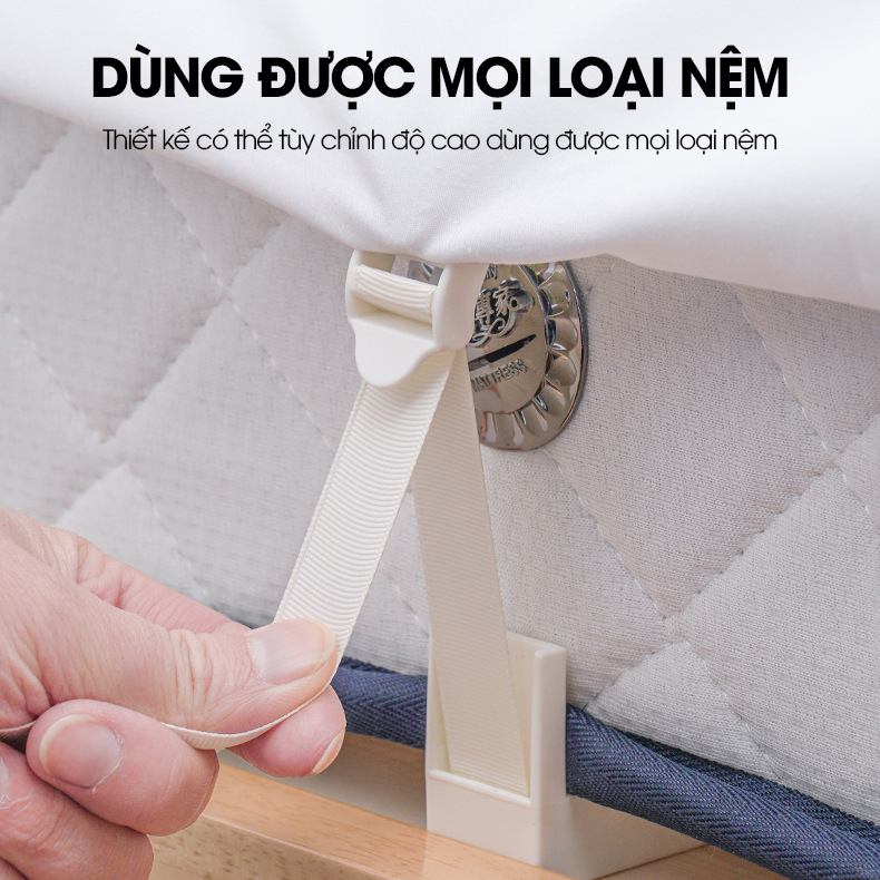 Kẹp chống trượt ga trải giường và vỏ chăn, kẹp cố định góc chăn bông ga giường D1863