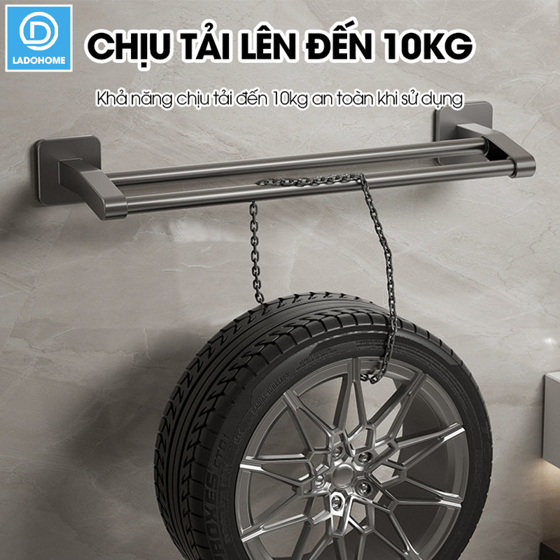 Giá treo khăn nhà tắm LD-5280 hợp kim nhôm không rỉ