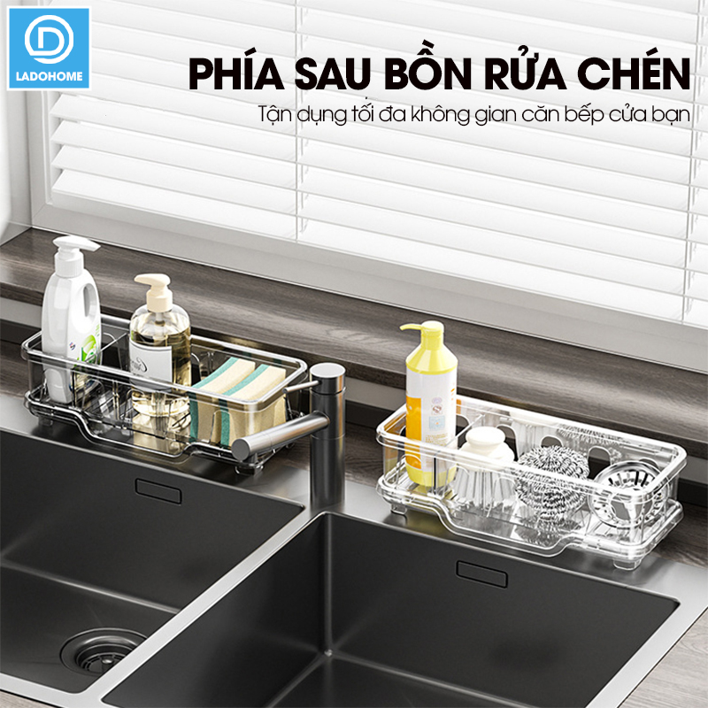 Giá để nước rửa chén, kệ để dụng cụ rửa bát đĩa LD-2457