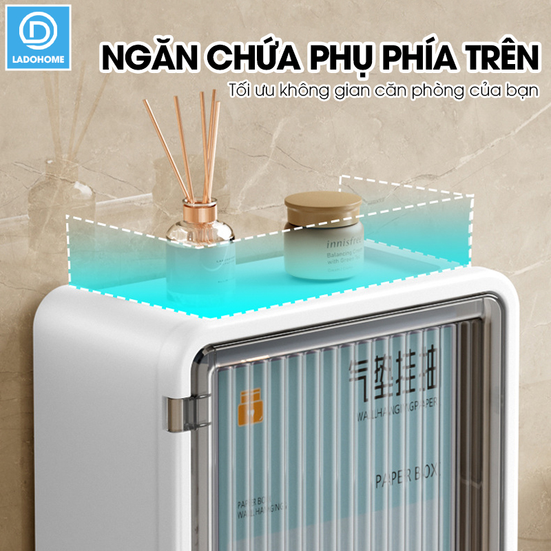 Hộp đựng khăn giấy treo tường JW8503, hộp lưu trữ làm hộp đựng thuốc mini và các vật dụng nhỏ khác